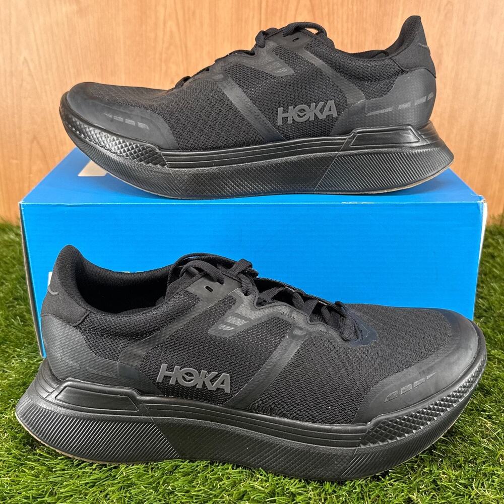 HOKA Transport X Triple Black Running Shoes 1152450-BBLC Men's 8 / Women's 9